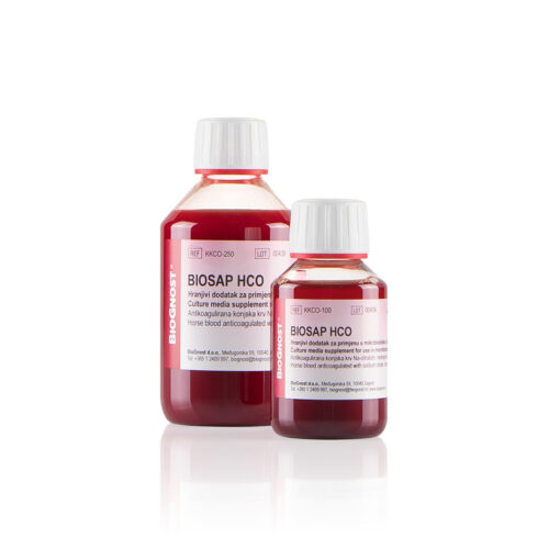 BioSap HCO – horse blood, with sodium citrate, reoxygenated