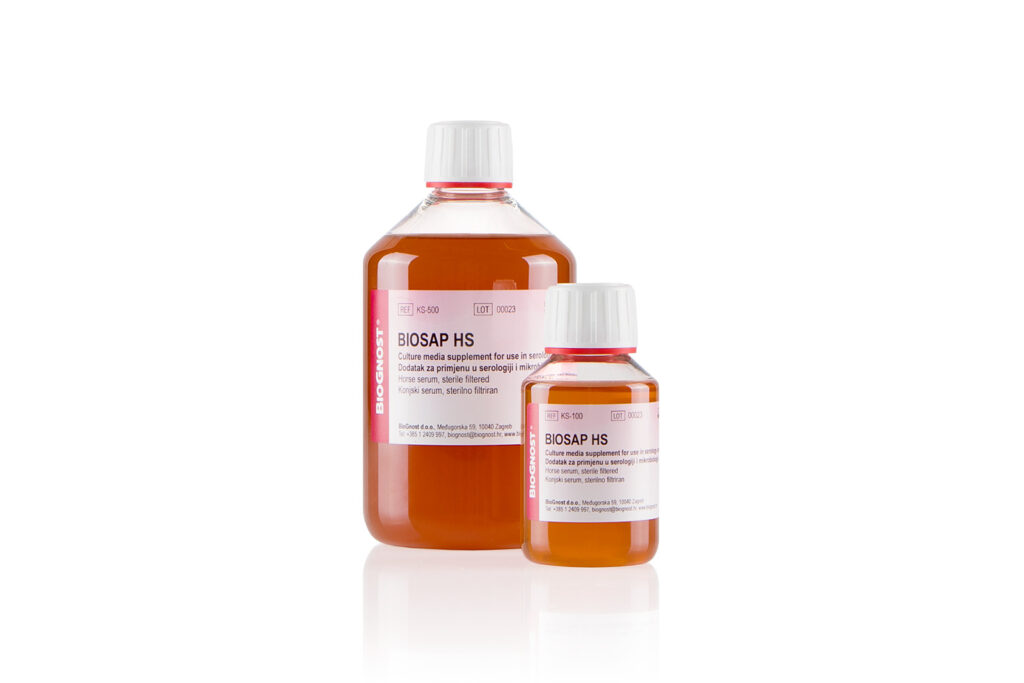 BioSap HS – horse serum, sterile filtered - Biognost